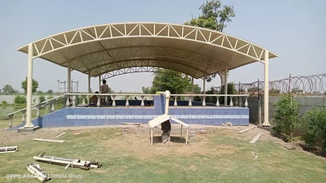 Dome shade  / Padel court shade / Swimming pool shade / Canopy shade