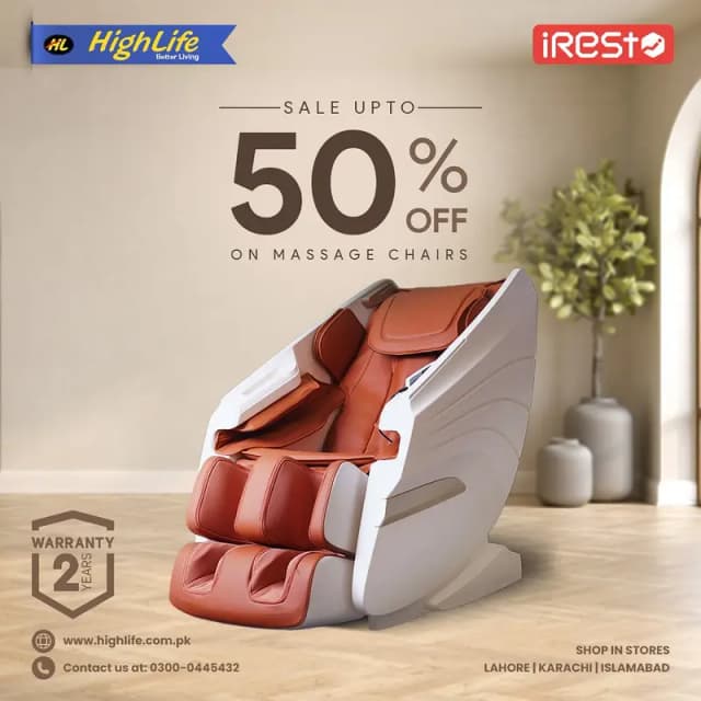iREST MASSAGE CHAIR PAKISTAN, 4D World no. 1 Massage Chair|