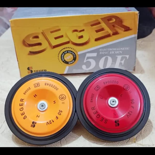 Seger (12V) Original Disc bike Horn - High Quality copper