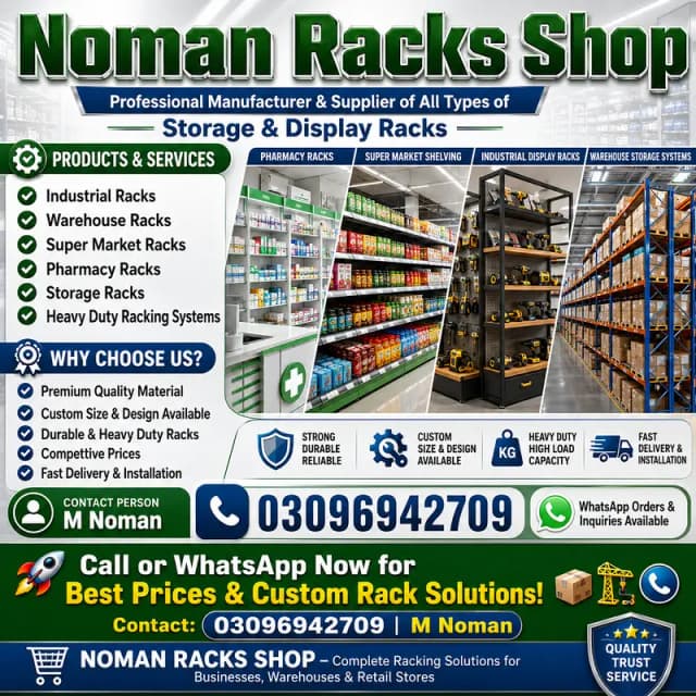 Racks/super store racks/industrial racks/pharmacy racks/cash counters