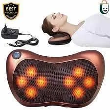 Pillow Massager With Deep Kneading Heated Massage Nodes Electric Cervical Body Massager. . . . .