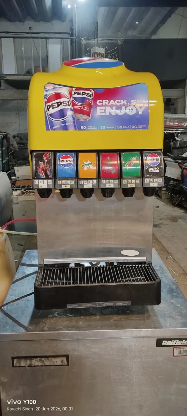 Soda Machine for sale in sialkot /Soda machine parts for sale