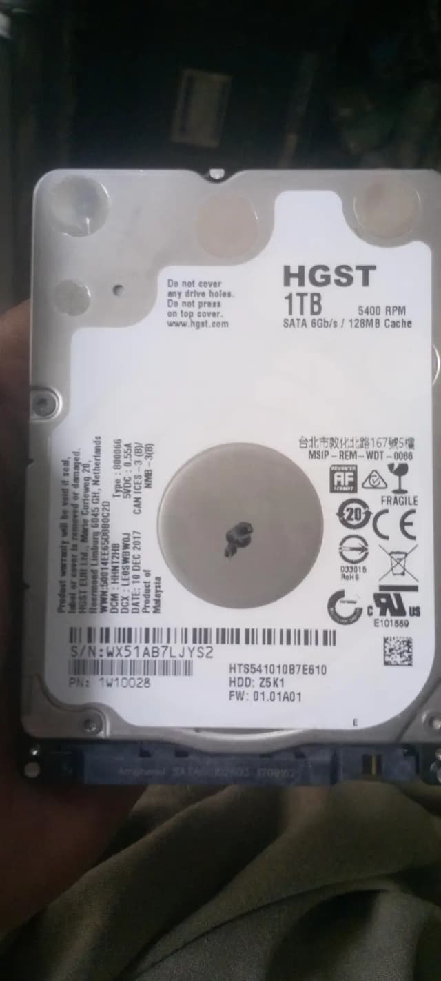 laptop Hard disk available