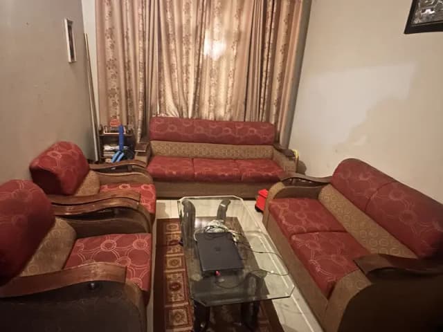 Sofa set - 7 seater sofa set - wooden sofa set