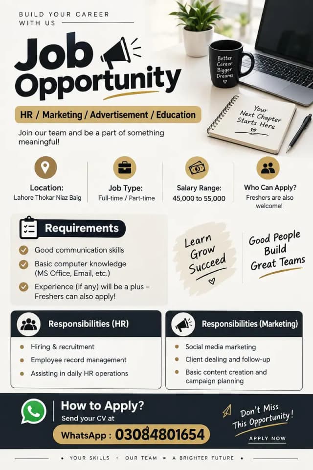 best opportunity for freshers