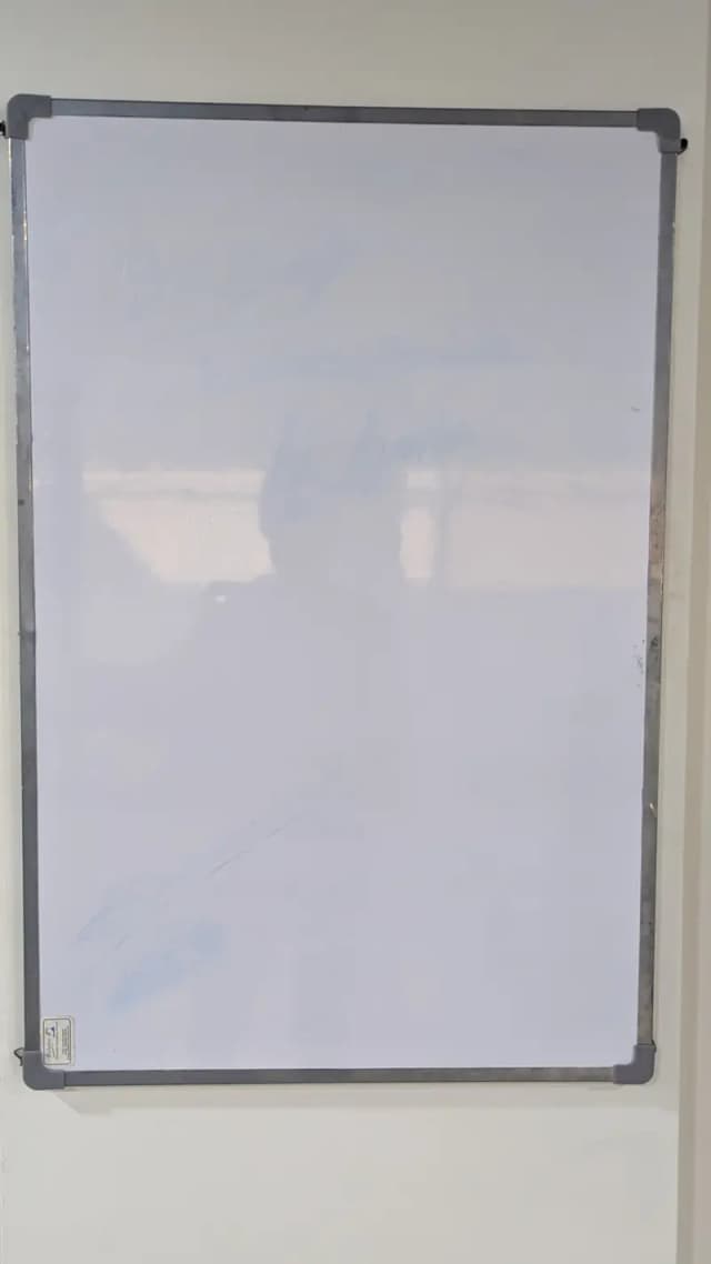 Magnetic Wall-Mounted Office Whiteboard