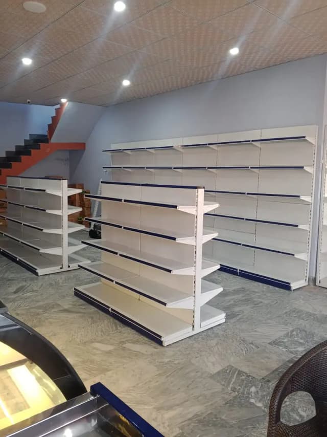 Wall Rack / Store Rack/Pharmacy rack / Cash Counter / shopping trolley