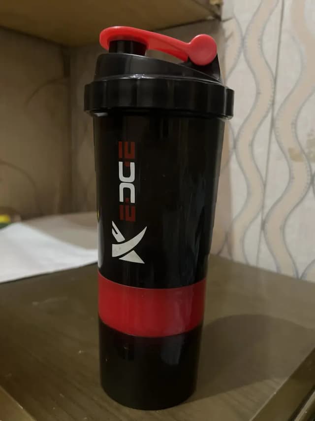 Water bottle and gym shaker